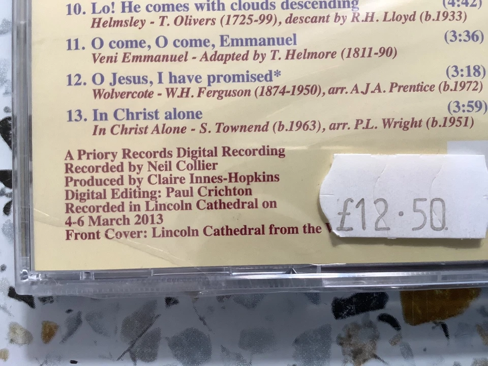 Great Hymns From Lincoln Chamber Choir Brass Quintet CD Sealed 2013 — 第 3/4 张图片