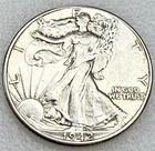 Walking Liberty Half Dollar Lot 1942 90% Silver Better Grade .50 Coin