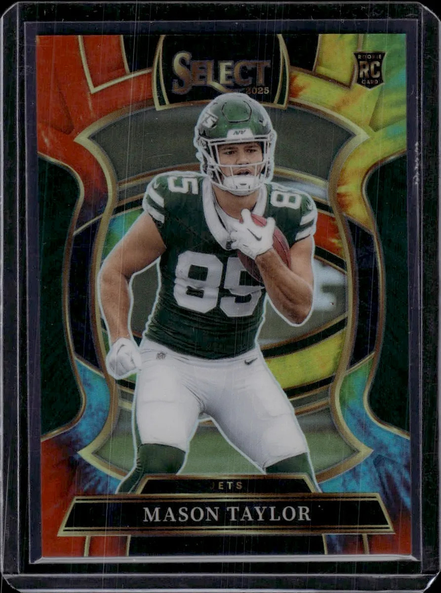 2026 Panini Select Prizm Concourse Mason Taylor Tie-Dye /25 RC