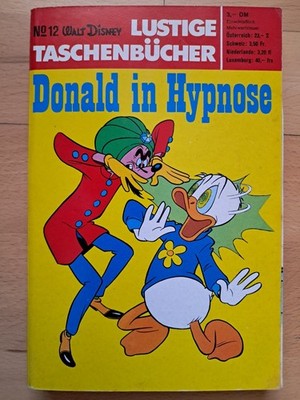ERSTAUFLAGE Lustige Taschenbücher Nr.12 von 1970 Donald in Hypnose - TOP Z1