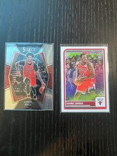 2 Card Chicago Bulls Lot! Lonzo Ball, Rookie Card (RC) Adama Sanogo