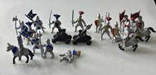 Safari Ltd. Medieval Figures Knights Dragons Catapult Armored Horses LOT of 21