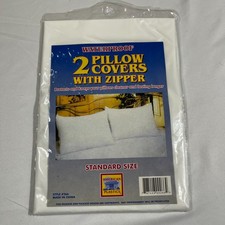 American Plastics 2 Pillow Covers Zippered Wa...
