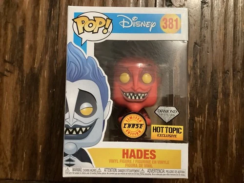 Funko Pop! Vinyl: Disney - Hades (Red , Glow) Chase Hot Topic Exclusive New