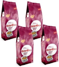 Gimoka - Gran Bar, Italian Espresso Coffee Beans, Light Roast 4 packages of 1 kg 10.00 per kilo