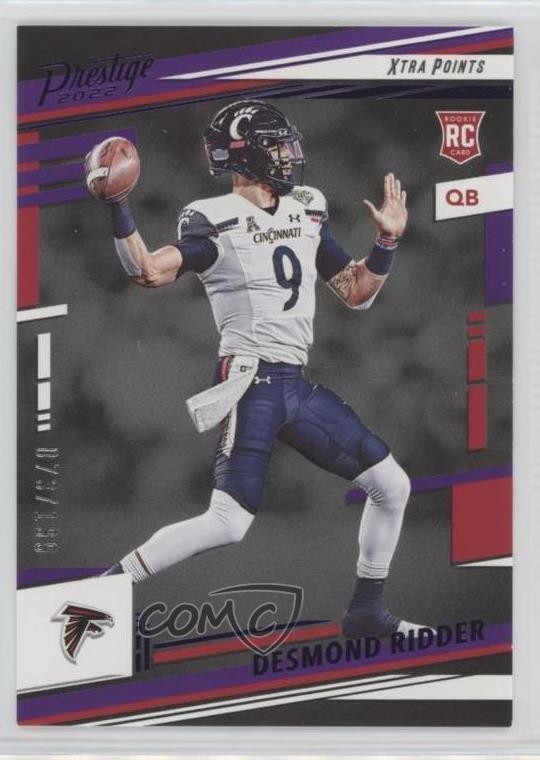 2022 Prestige Rookies Xtra Points Purple /199 Desmond Ridder #304 Rookie RC 1e0w