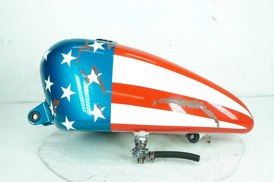 Harley Sportster XLH 1000 1984 OEM depósito de tanque de combustible gasolina * abollado * Foto 2 de 4