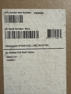 Genuine Battery HP EliteBook BT04 BT04XL T06 BA06 BA06XL H4Q47AA H4Q47UT H4Q48AA
