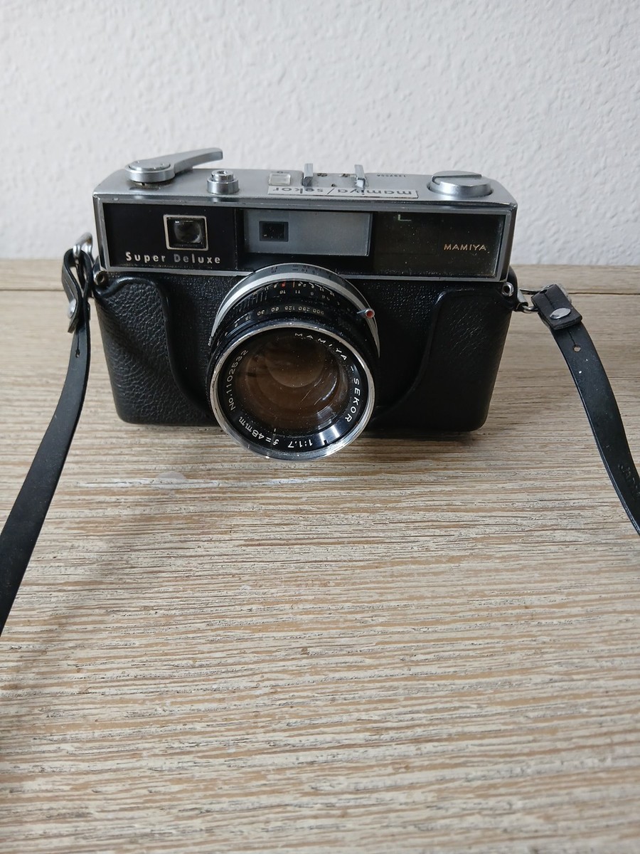 Vintage Mamiya Super Deluxe 48mm f/1.7 35mm Rangefinder Film
