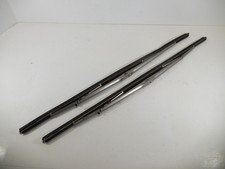 Vintage 18 Anco 22-18 Black Button Peaked Pin Type Short Frame Wiper Blade Pair Vintage 18 Anco 22-18 Black Button Peaked Pin Type Short Frame Wiper Blade Pair