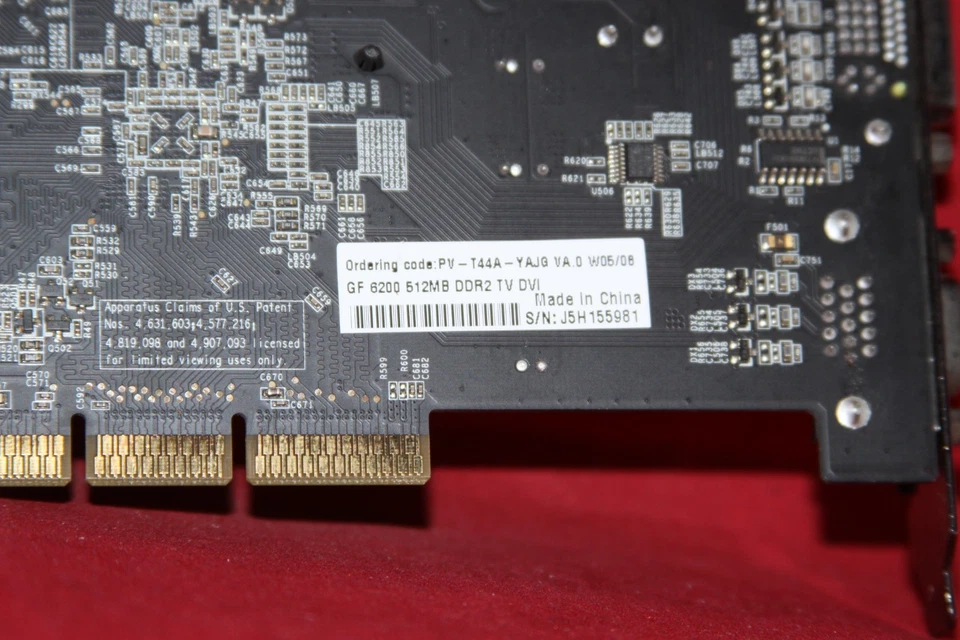 XFX Nvidia GeForce 6200, 512 MB DDR2. AGP Graphics Card (PV-T44A-YAJG VA.0) - Image 3 of 4