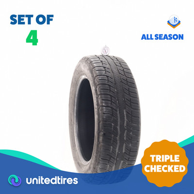 Set of (4) Used 225/60R18 BFGoodrich Advantage T/A Sport 100H - 6-6.5/32
