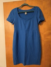 Diane Von Furstenberg Linnie Blue Short Sleeve Dress Size 8