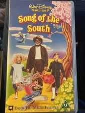 VHS TAPE Walt Disney's classic SONG OF THE SOUTH, Great Condition