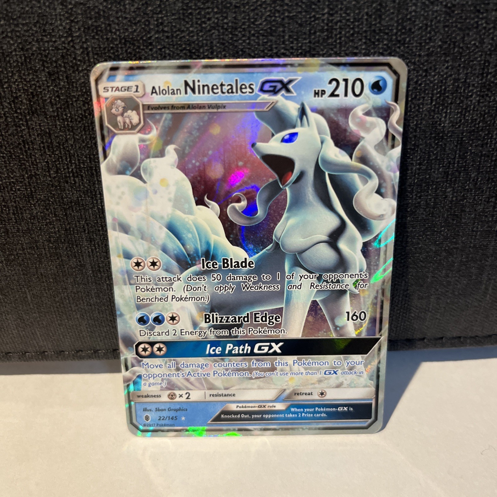 Pokemon SM - Guardians Rising 22/145 Alolan Ninetales GX