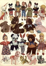 1952 PAPER AD 2 PG Peter Puppet Howdy Doody Marionettes Teddy bear Mickey Mouse