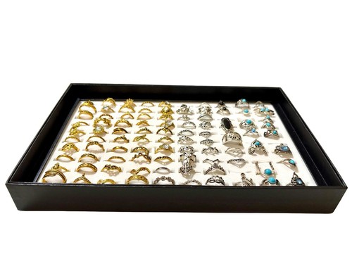 Disfraz DIVERTIDO Moda Anillo Lote Mezcla 90 Artículos No Probados - NUEVO - Imagen 7 de 8