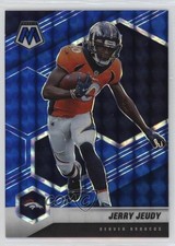 2021 Panini Mosaic Blue Mosaic Prizm 78/99 Jerry Jeudy #68 0u46
