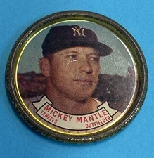 1964 Topps Coin #120 Mickey Mantle Yankees Hall of Fame