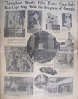 Vintage 1933 Coca Cola Coke Atlanta LARGE Newspaper Print Ad