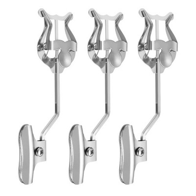  3er-Pack Metall-Trompeten-Lyra-Klammern   Klemmbare Notenhalter für