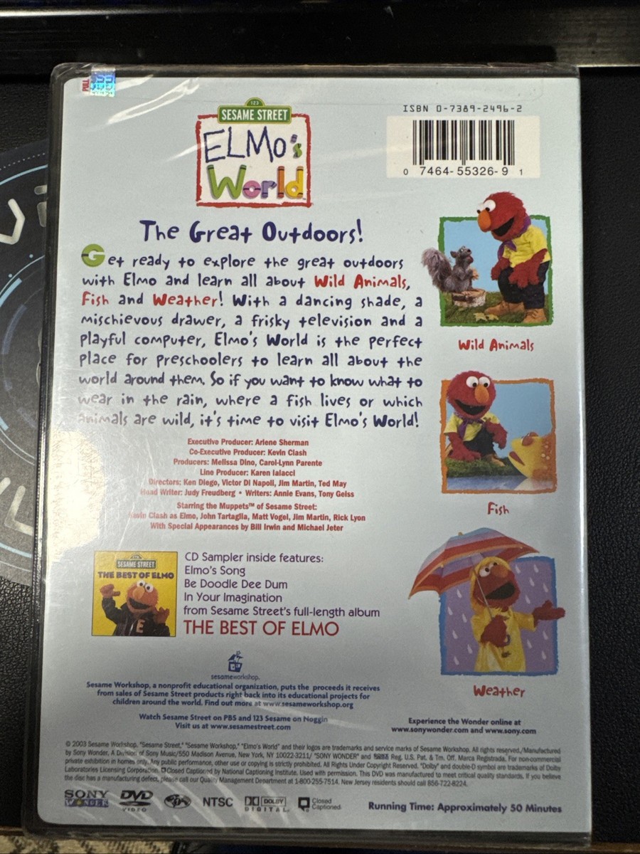 Elmo's World: the Great Outdoors! (DVD) for sale online | eBay
