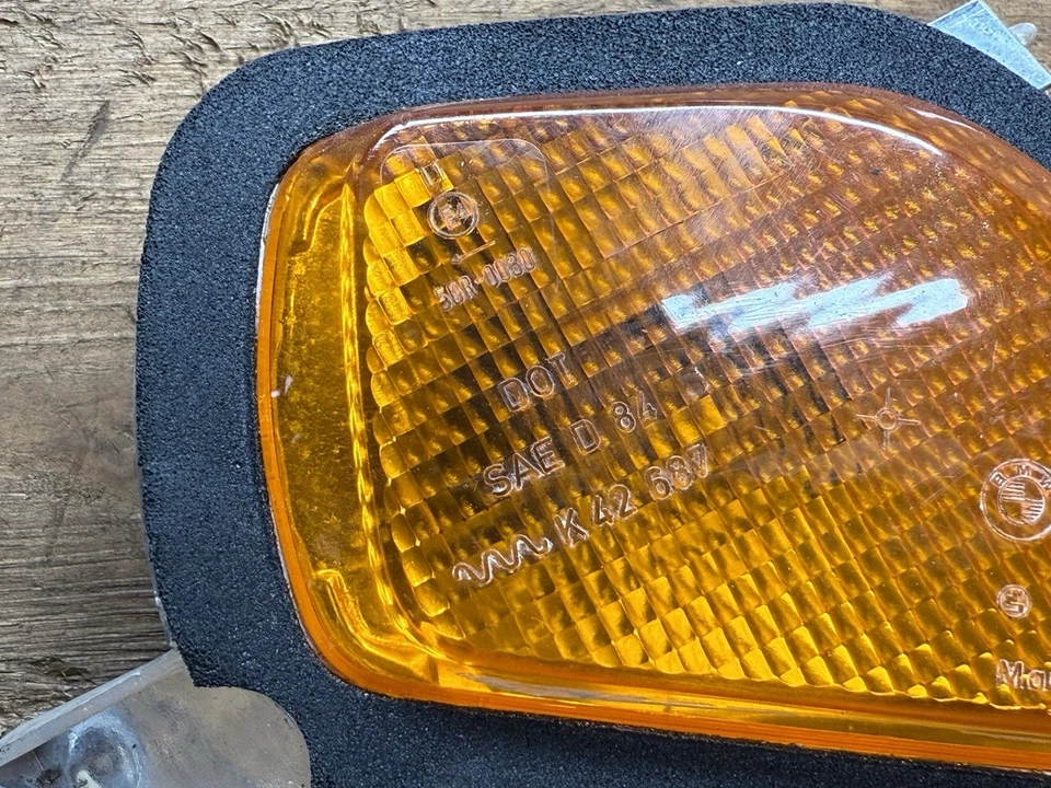 Par de intermitentes intermitentes intermitentes delanteros BMW K100LT K100RT K75RT K1100LT Foto 3 de 4