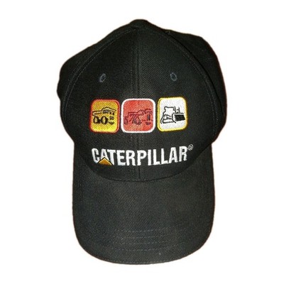 Caterpillar CAT Tougher Than Dirt Heavy Machinery Construction Hook Loop *READ