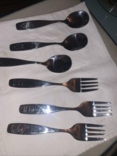 ANNOVA Kids Silverware 6 Pieces Children'S Safe Flatware Set Stainless Steel -