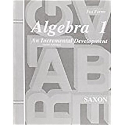 Saxon Algebra 1 Tests Only Third Edition by Jason Roucloux (English) Paperback B