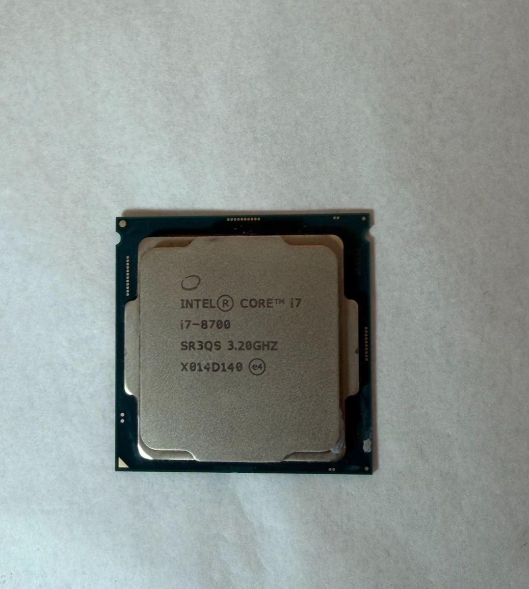 Intel Core i7-8700 Processor Model Computer Processors (CPUs) for