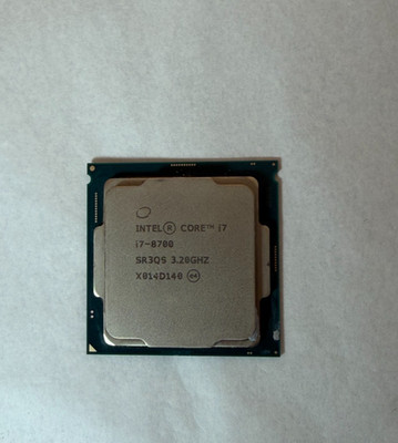 Intel Core i7-8700 3.2GHz Hexa Core 12MB 65W FCLGA1151 64-bit Processor - As Is