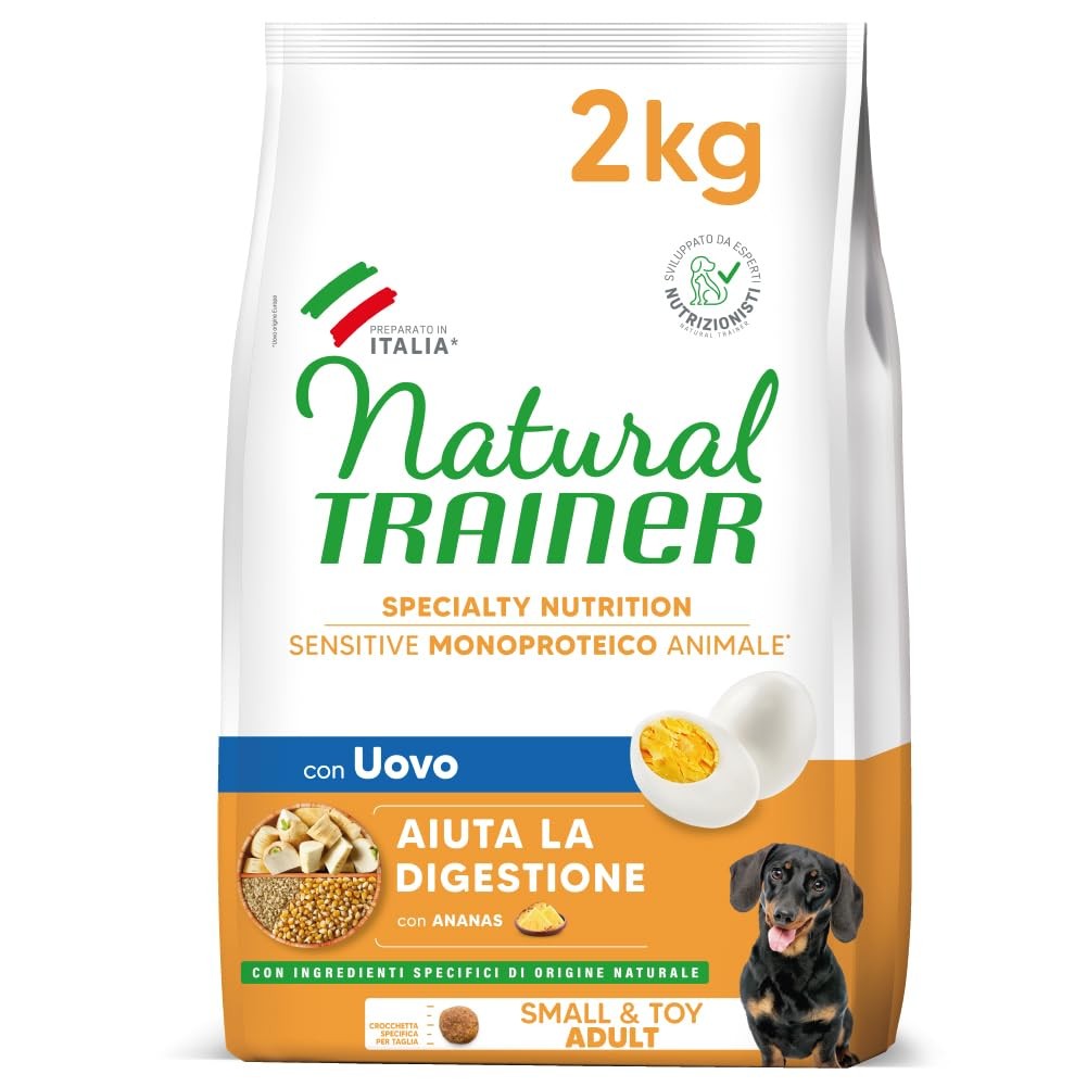 Natural Trainer Sensitive Cane Small Uovo No Gluten - Benessere Cane