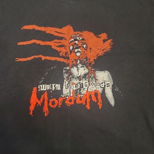 Gildan Graphic T-Shirt 3XL Black Horror August Underground Mordum Rare Extreme - Picture 2 of 7