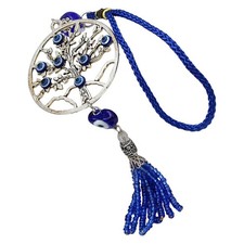  Tree of Life Keyring Mobile Phone Pendant Bag Chain Evil Eye Resin Charm