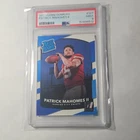 Panini 2017 Donruss Rated Rookie Patrick Mahomes II RC #327 PSA 9 Chiefs