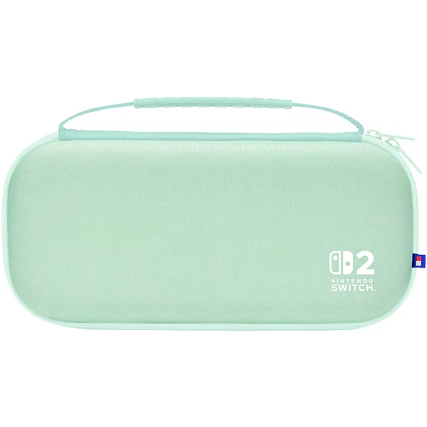 Funda rígida delgada Plus para Nintendo Switch 2 verde pastel HORI Japón Foto 2 de 4