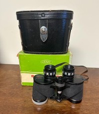 Vintage AMC Binoculars 7 x 35 CFCAWA 551 Feet with Leather Case