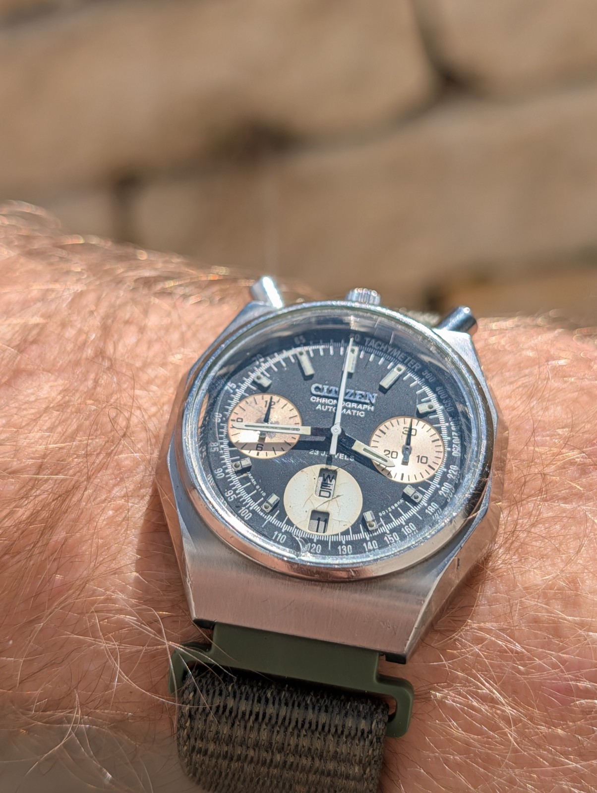 Rare Citizen Octagonal Reverse Panda Bullhead Cha… - image 15