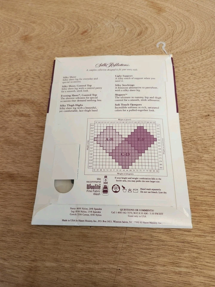 Pantimedias Hanes Silk Reflections Talla EF Clásicas Azul Marino Sedosas Transparentes Soporte Ligero Foto 4 de 4