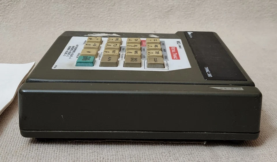 VeriFone Tranz 380 Credit Card Reader Terminal with Power Supply Manual Tested - Image 4 of 4