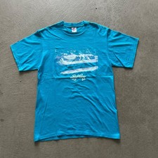 Vintage 80s Park City Utah Shirt Size Large Blue Ski Snowboard USA Made 1989