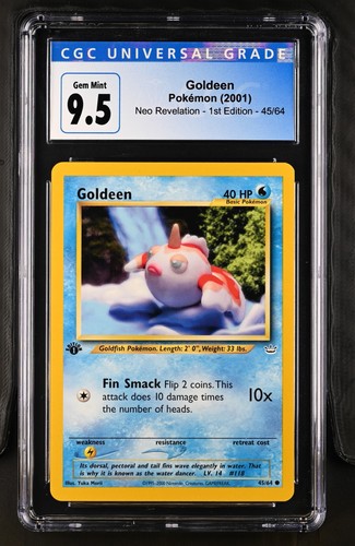 Goldeen (1st Edition) graded CGC 10 for sale on eBay