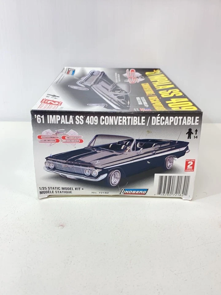 Пластиковая модель автомобиля других брендов 61 IMPALA SS 409 бывшая в употреблении - Изображение 3 из 4