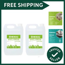 White Vinegar 10L – 2 x 5L of Food Grade White Vinegar for Cooking, Cleaning,... 1.60 per litre