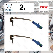 2x ORIGINAL® Trw Warnkontakt, Bremsbelagverschleiß Vorne für Mercedes-Benz