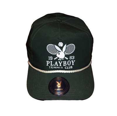 Deckel PLAYBOY TENNIS CLUB Snapback Baseball Cap dunkelgrün Erwachsene Einheitsgröße