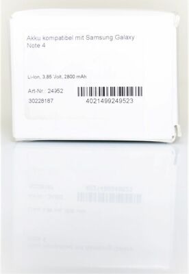 AGI 24952 Li-Ion Akku für Samsung GALAXY NOTE 4 / 3.8 Volt 2.800 mAh mit NFC