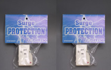 LOT OF 2 NEW DITEK SINGLE OUTLET SURGE PROTECTOR PROTECTION PLUG DEVICE DTK-1F