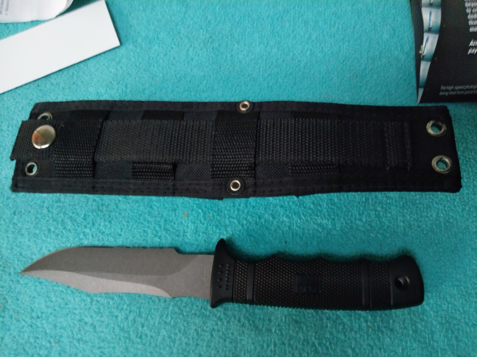 Rare Vintage made in Seki Japan SOG Seal Pup M 37 knife original sheath